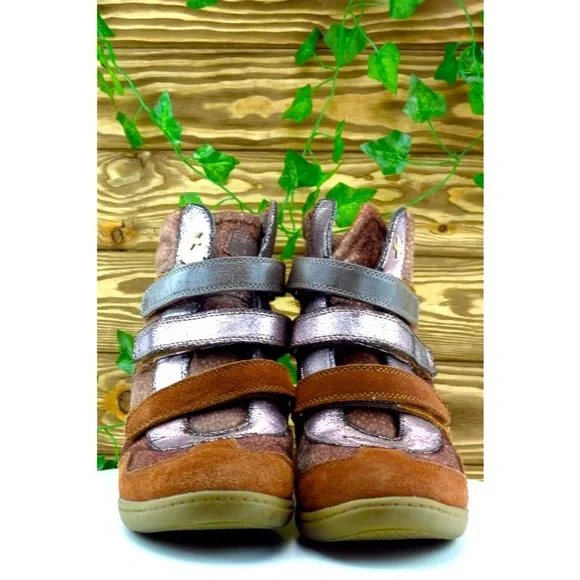 Sketchers | hidden wedge hi top sneakers | size 9 - Picture 3 of 6